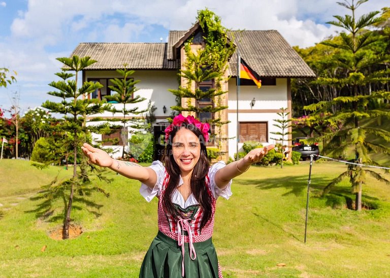 Chalé estilo alemão em Guaramiranga (Chalet Schonenberg)