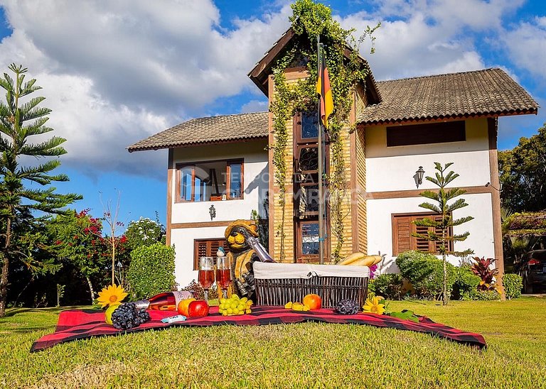 Chalé estilo alemão em Guaramiranga (Chalet Schonenberg)