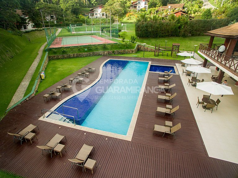 Casa com Hidromassagem e vista para as montanhas no melhor e