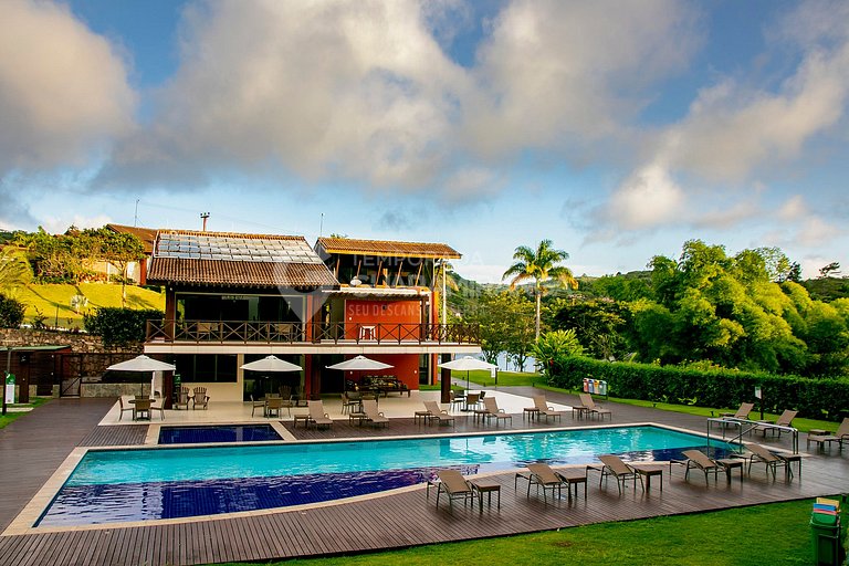 Casa com Hidromassagem e vista para as montanhas no melhor e