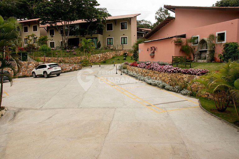 Apartamento com 2 quartos e vista para montanhas em Guaramir