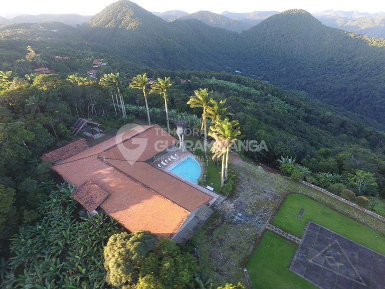 Mansão com 6 suítes no topo da montanha em Guaramiranga. (Sí