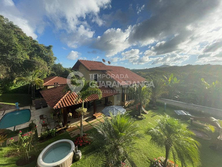 Mansão com 6 suítes e piscina em Guaramiranga (Chalé Montana