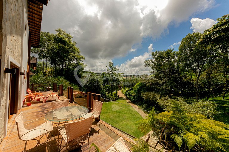 Casa com Hidromassagem e vista para as montanhas no melhor e