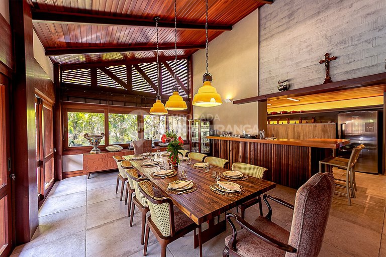 Casa com Hidromassagem e vista para as montanhas no melhor e