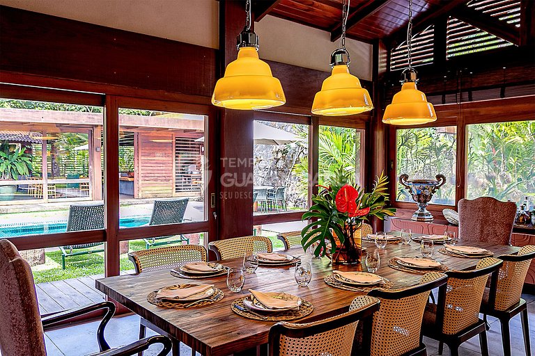 Casa com Hidromassagem e vista para as montanhas no melhor e