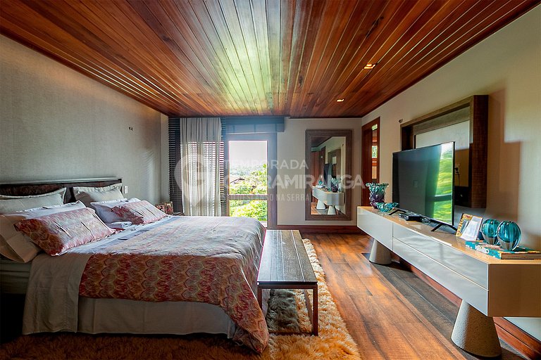 Casa com Hidromassagem e vista para as montanhas no melhor e