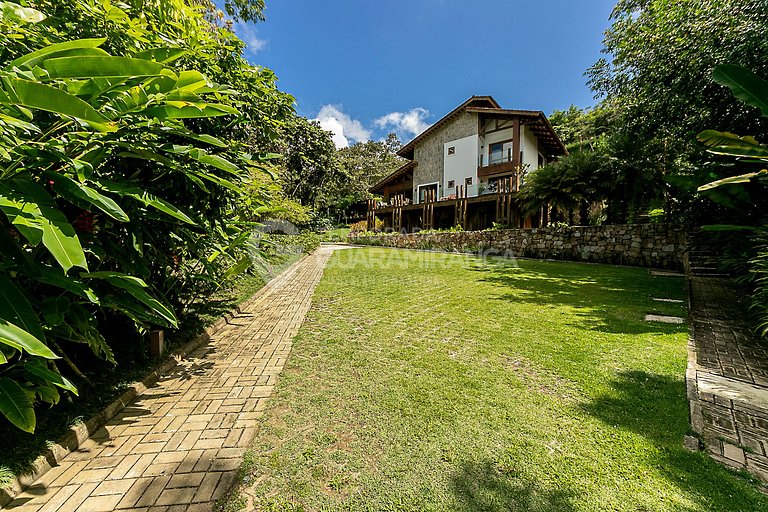 Casa com Hidromassagem e vista para as montanhas no melhor e