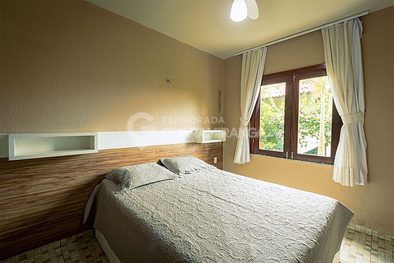 Apartamento com 2 quartos e deck privativo em Guaramiranga (
