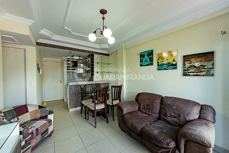 Flat com 2 quartos no centro de Guaramiranga - (202 Itaúna I