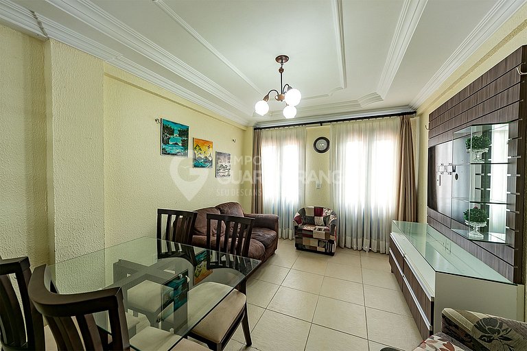 Flat com 2 quartos no centro de Guaramiranga - (202 Itaúna I