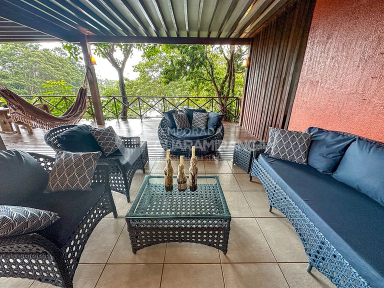 Loft de frente para lago no melhor condomínio de Guaramirang