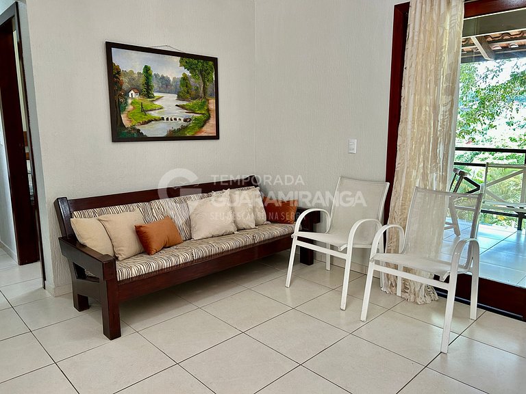 Apartamento com 2 quartos e vista para montanhas em Guaramir