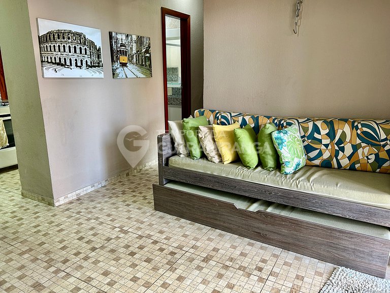 Apartamento com 2 quartos e deck privativo em Guaramiranga (