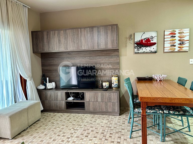 Apartamento com 2 quartos e deck privativo em Guaramiranga (