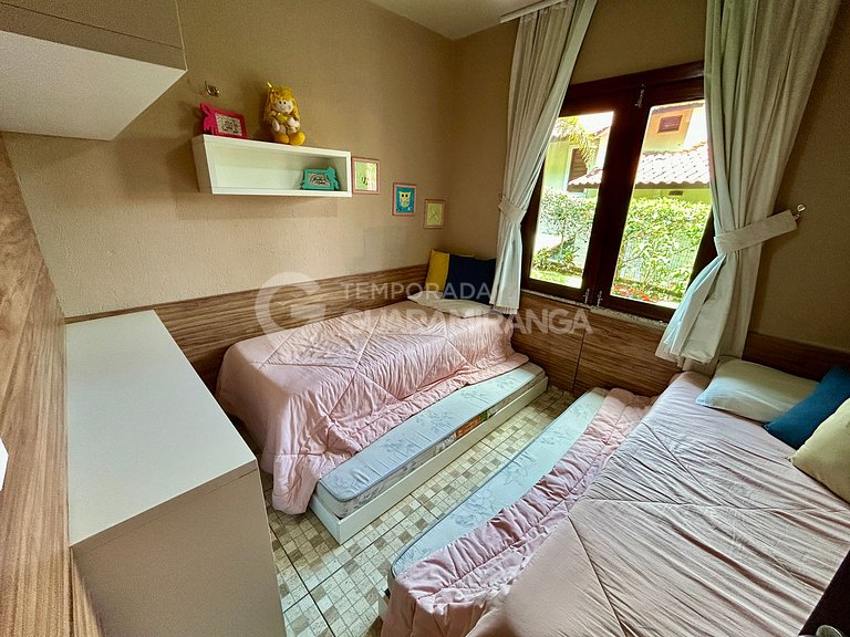 Apartamento com 2 quartos e deck privativo em Guaramiranga (