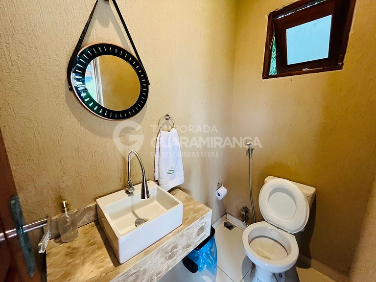 Sítio JK - Hidromassagem aquecida e uma linda vista