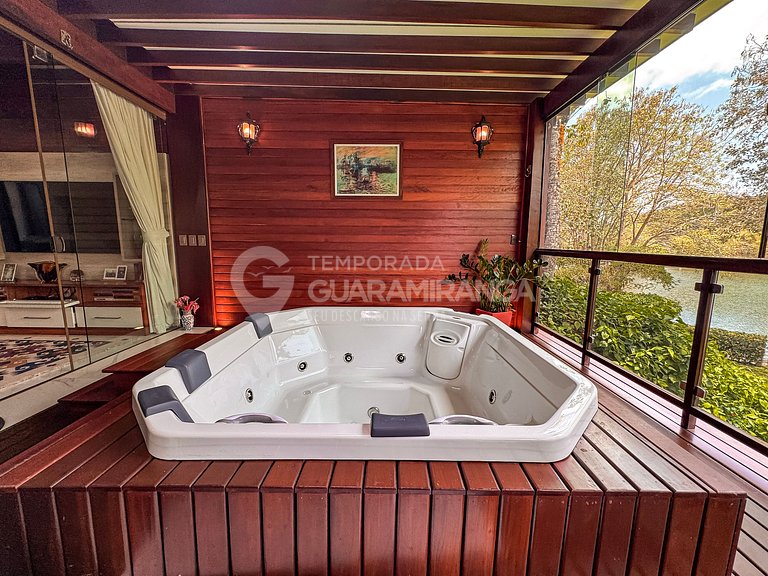 Loft -24: Jacuzzi & vista lago no melhor cond.