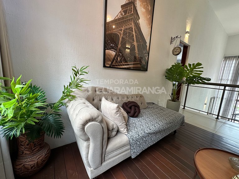 Triplex com 4 Suítes Climatizadas Churrasqueira e Varanda em
