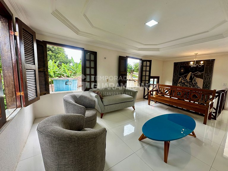 Duplex com 5 suites no centro de Guaramiranga