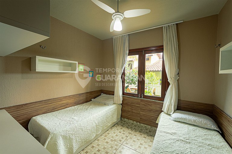 Apartamento com 2 quartos e deck privativo em Guaramiranga (