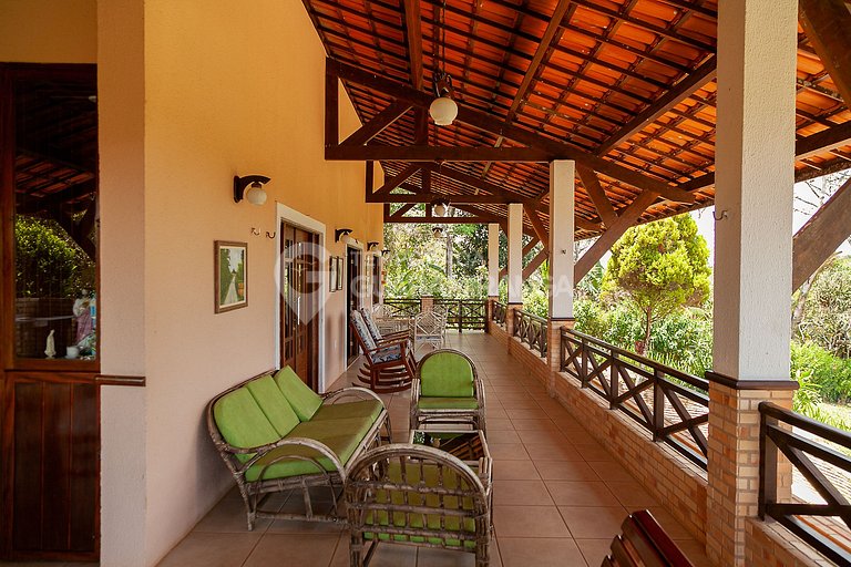 Grande casa com 6 quartos e uma vista panorâmica em Guaramir