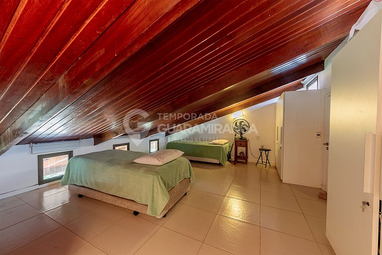 Loft frente lago com 3 quartos no melhor condomínio de Guara